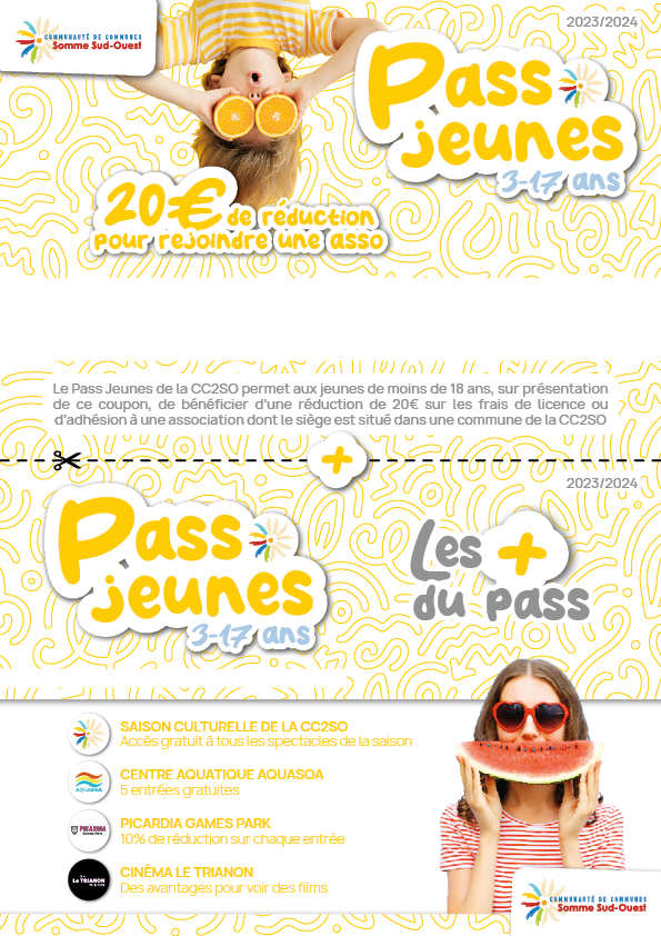 Pass Jeunes : Des Loisirs Plus Accessibles Pour Les 3-17 Ans – Cc2so